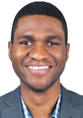 Obraz premium Businessman smiling at camera