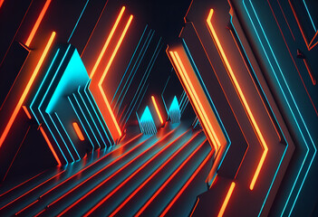 Fototapeta premium background with lights