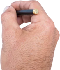 Rolgordijnen Cropped image of hand holding pencil © vectorfusionart