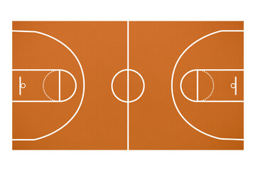 Basket ball field plan