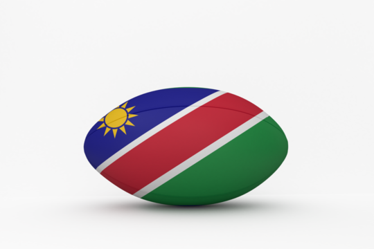 Namibia flag rugby ball