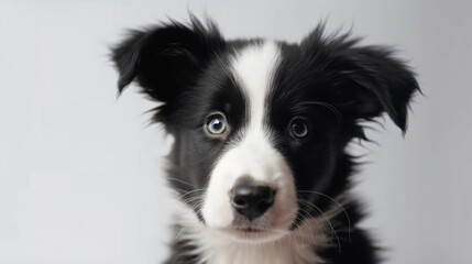 Obraz na płótnie Canvas Border Collie puppy. Generative AI.