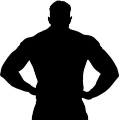 Rugby male player standing