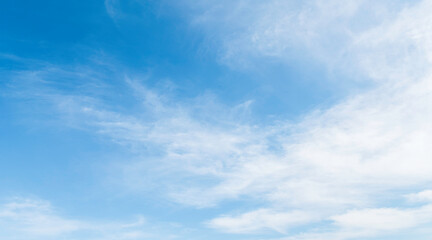 Fototapeta premium Blue sky with clouds