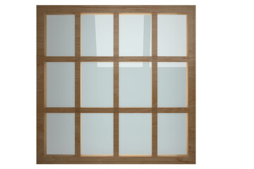 Window with grid pattern
