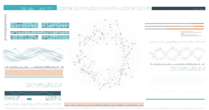 genes diagram on white background