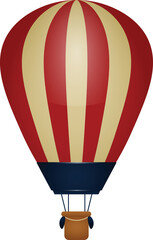 Fototapeta premium Hot air balloon icon