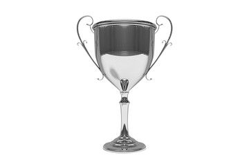 Composite image of silver trophy