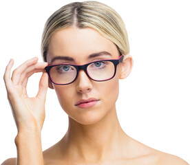 Portrait of woman posing for the camera