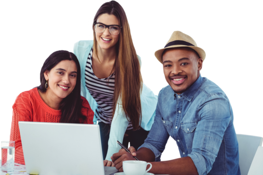 Young creative team having a meeting