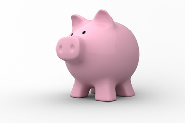 Digital image of piggy bank