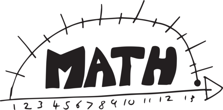 Math text with diagram and numbers - Powered by Adobe
