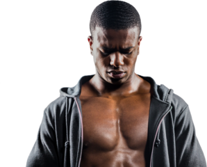 Boxer posing after failure