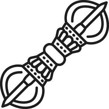 recommend clip art: Buddhism religion icon, Buddha Vajra weapon symbol