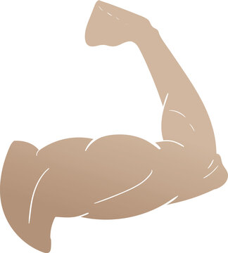 Person Flexing Muscles