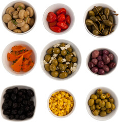 Obraz premium Various food arranged in bowl