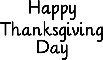 Happy thanksgiving day greeting