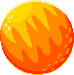 Planet fiery circular orbit exoplanet, kids space