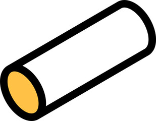 Memphis geometric shape, abstract design symbol