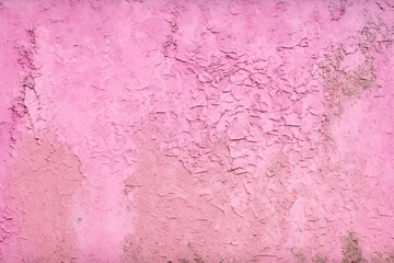 pink bubble gum colored peeling paint concrete cement stucco abstract texture, industrial chic, generative ai