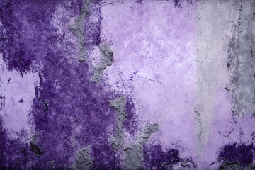 purple lavender colored peeling paint concrete cement stucco abstract texture, industrial chic, generative ai