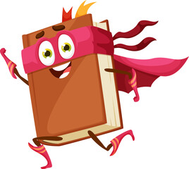 Cartoon textbook superhero character, super hero © Vector Tradition