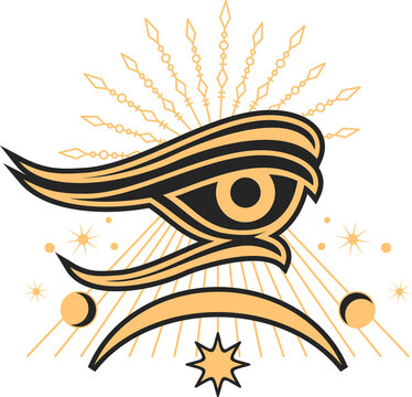 Egyptian occult and esoteric magic witchcraft eye