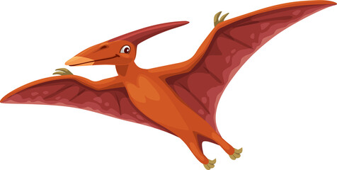 Cartoon Pterodactyl flying dinosaur character © Vector Tradition