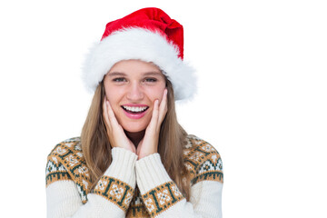 Happy hipster smiling at camera 