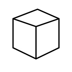 Box - Line Vector Icon illustration on white background..eps