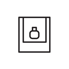 Lock Signs Traffic Outline Icon