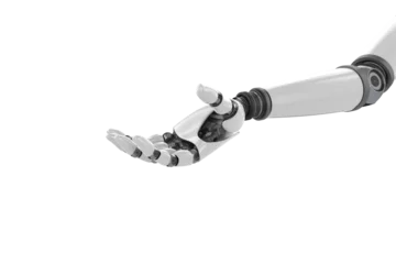 Gordijnen Digital image of robotic hand © vectorfusionart