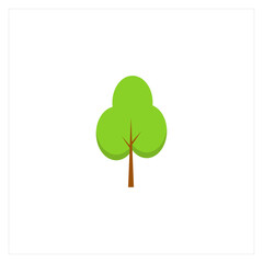 Illustration of trees vector design