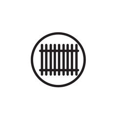 Road Sign Board Outline Icon