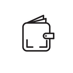 Obraz premium Fashion Money Wallet Outline Icon