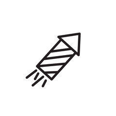 Fireworks Party Petard Outline Icon