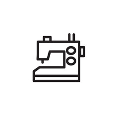 Machine Sew Sewing Outline Icon