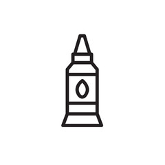 Craft Glue Paper Outline Icon