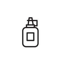 Craft Glue Paper Outline Icon