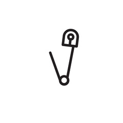 Pin Clothes Dress Outline Icon