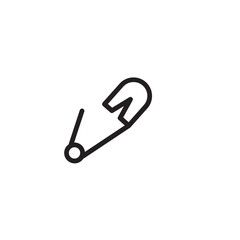 Pins Safety Sewing Outline Icon