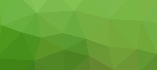 abstract green background with triangles