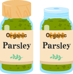 瓶入りのドライパセリ