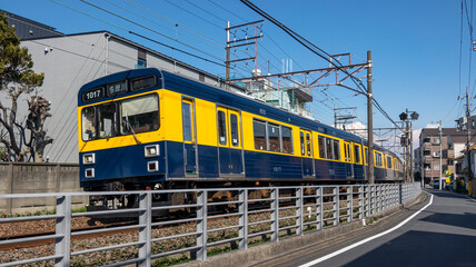 Obraz premium 走る電車