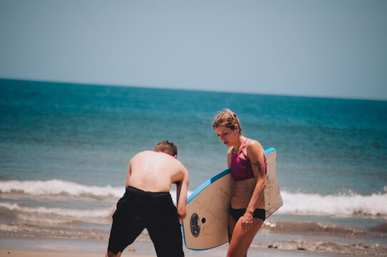 couple on the beach