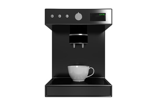 Black coffee maker machine