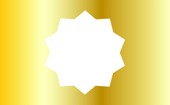 Geometric star shape