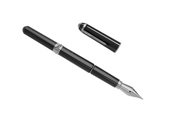 Writing instrument against white background