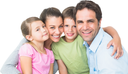 Portrait of smiling family 