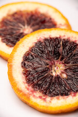 slices of blood orange